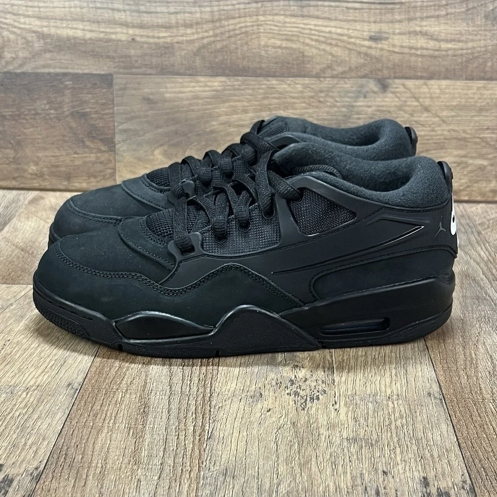 Air Jordan 4 RM Triple Black Cat Sneakers New Size 6y / 7.5 FQ7938-004